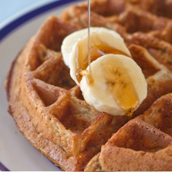 Banana-Pecan Waffles