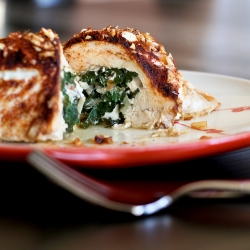 Chicken Stuffed with Spinach, Feta