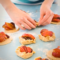 Spiced Plum Mini Galettes