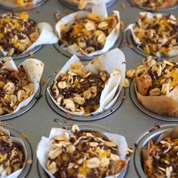 Pumpkin Chocolate Oat Muffins