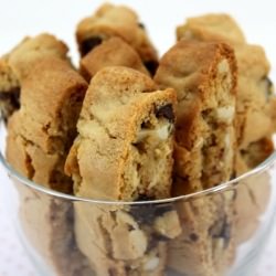 Almond Chocolate Chunk Biscotti