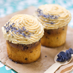 White Chocolate Toffee Mud Cakes