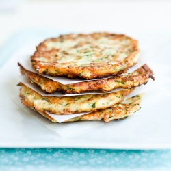 Courgette Fritters with Feta