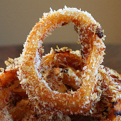 Baked BBQ Onion Rings