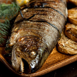 Grilled Herb-stuffed Trout