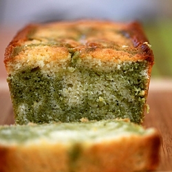 Lemon and Matcha Pound Cake