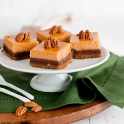 Sweet Potato Pie Bars w/Chocolate