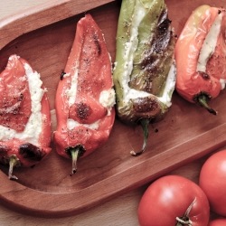 Stuffed Farmers’ Market Peppers