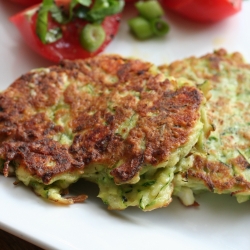 Zucchini Fritters with Feta & Dill