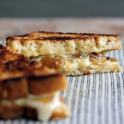 Grilled Beer and Cheese Sandwich