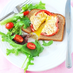 Bell Pepper Egg-in-a-Hole