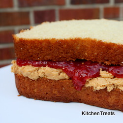 Peanut Butter & Jelly Cakewich