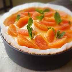 Orange Cheese Mousse Cake