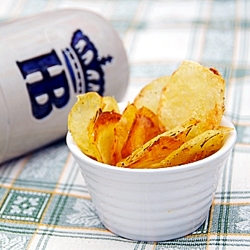 Baked Chips with Rosemary