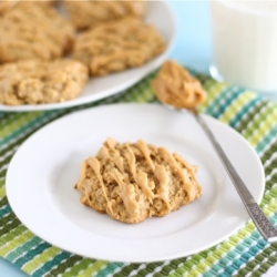 Peanut Butter Banana Honey Cookies