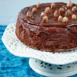 Flourless Chocolate-Hazelnut Cake