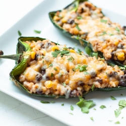 Stuffed Poblano Peppers