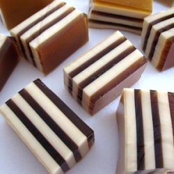 Striped Coffee Jello