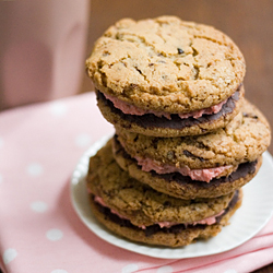 Raspberry Chocolate Cookies