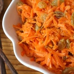 Carrot-Raisin Salad w/ Argan-Lime