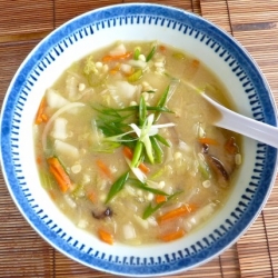 Chinese White Cabbage and Corn Soup