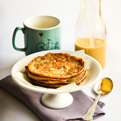 Banana Pancake & Lemon Coconut Curd