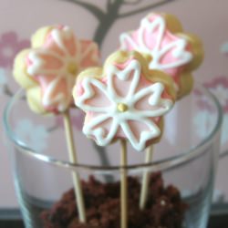 Cherry Blossom Sugar Cookies