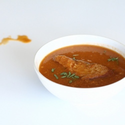 Roasted Tomato Soup with Tarragon