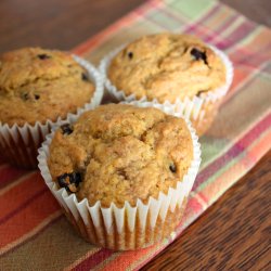 Pumpkin Spice Raisin Muffins