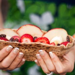 Almond Butter Pear Honey Pocket