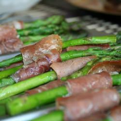 Roasted Asparagus with Proscuitto