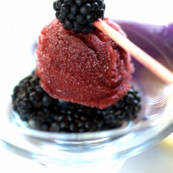 Blackberry Ginger Sorbet