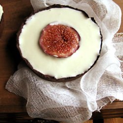 Double Chocolate Tarts with Fig