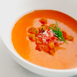 Shrimp Duet – Soup And Cocktail