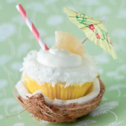 Piña Colada Cupcakes