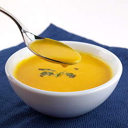 Carrot, Cardamom and Coconut Soup