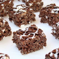 Rocky Road Rice Crispy Treats