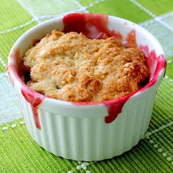 Nectarine and Plum Cobbler