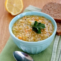 Vegetable Soup with Quinoa