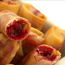 Beetroot Spring Roll