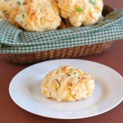 Bacon Cheddar Drop Biscuits