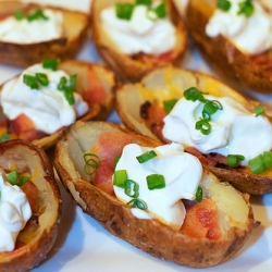 Cheesy Bacon Potato Skins