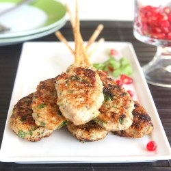 Coriander Pomegranate Kebabs