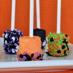 Halloween Dipped Marshmallows