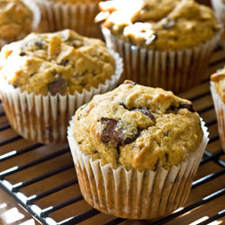 Pumpkin Chocolate Chunk Muffins