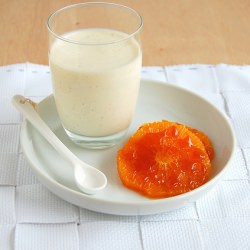 Yogurt Panna Cotta with Caramelized