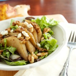 Pear, Walnut, and Gorgonzola Salad