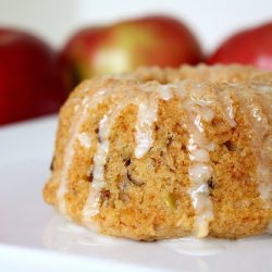 Double Apple Mini Bundt Cakes