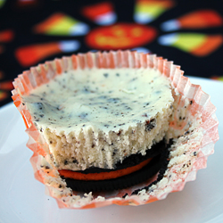 Mini Halloween Oreo Cheesecakes