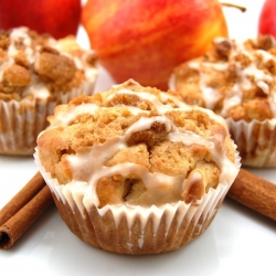 Apple Walnut Spice Muffins